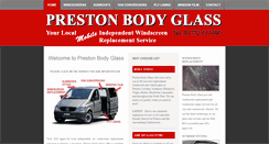 Desktop Screenshot of prestonbodyglass.co.uk